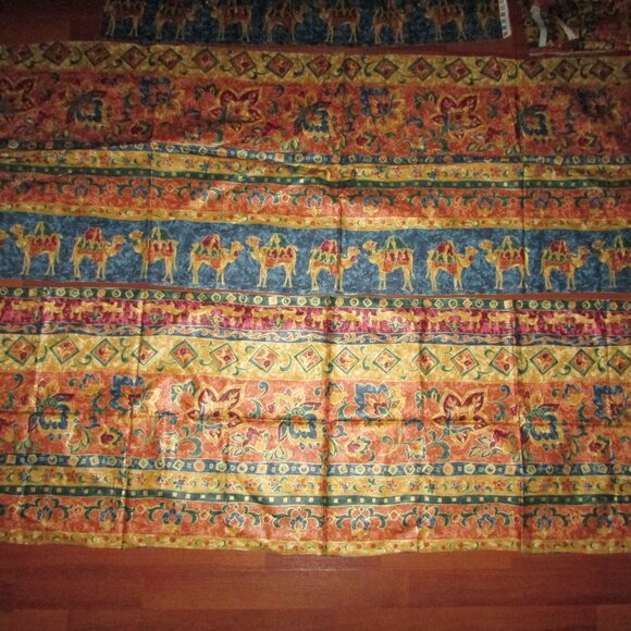 Morrocan Themed Camel Print Chintz - Picture 3 of 7